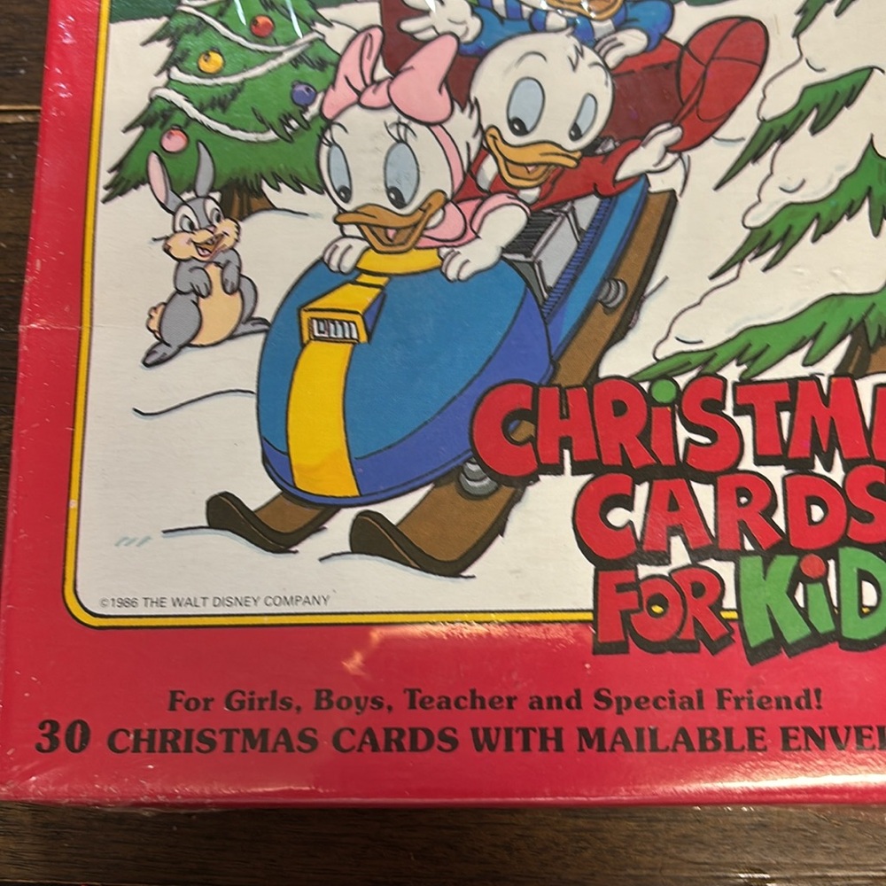 Vintage 1986 Duck Tails‎ Christmas Cards. 30 cards with mailable envelopes - Picture 4 of 6